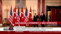 Çavuşoğlu, ABD Dışişleri Bakanı Pompeo ile görüştü