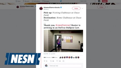 Diamondbacks' Bullpen Cart Is Put To Hilarious Use