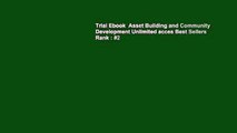 Trial Ebook  Asset Building and Community Development Unlimited acces Best Sellers Rank : #2