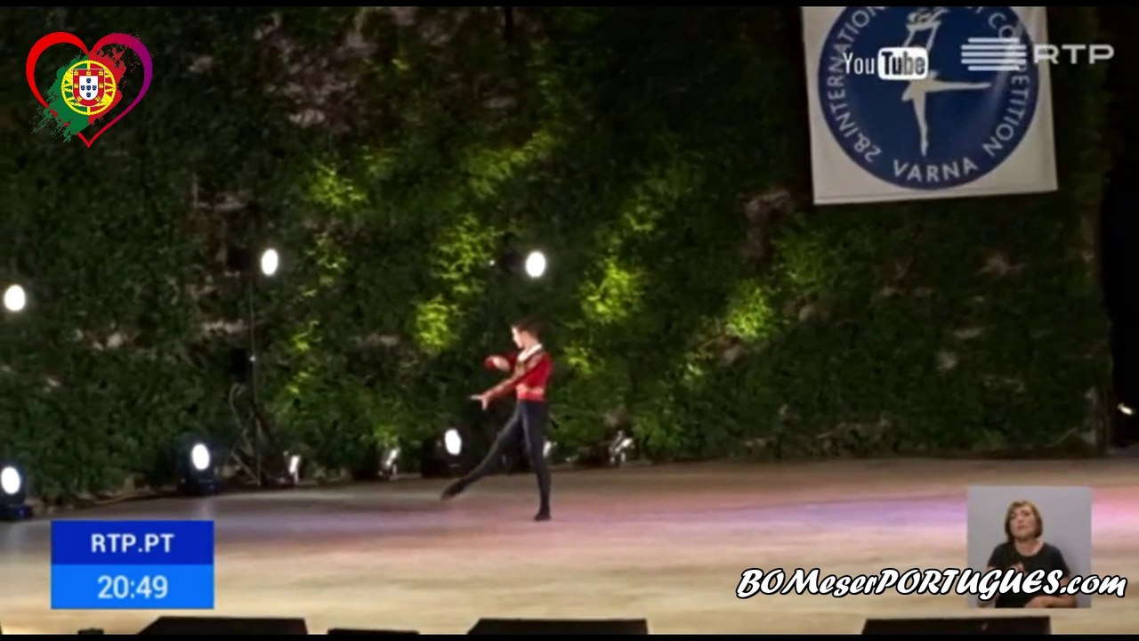 MEDALHA de OURO para Bailarino PORTUGUÊS em competição na Bulgária