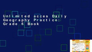 Unlimited acces Daily Geography Practice: Grade 6 Book