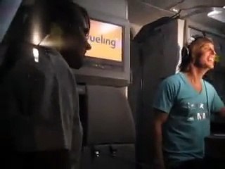 David Guetta DJ set in a plane Vueling to Ibiza !