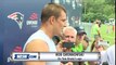 Rob Gronkowski on Tom Brady's age