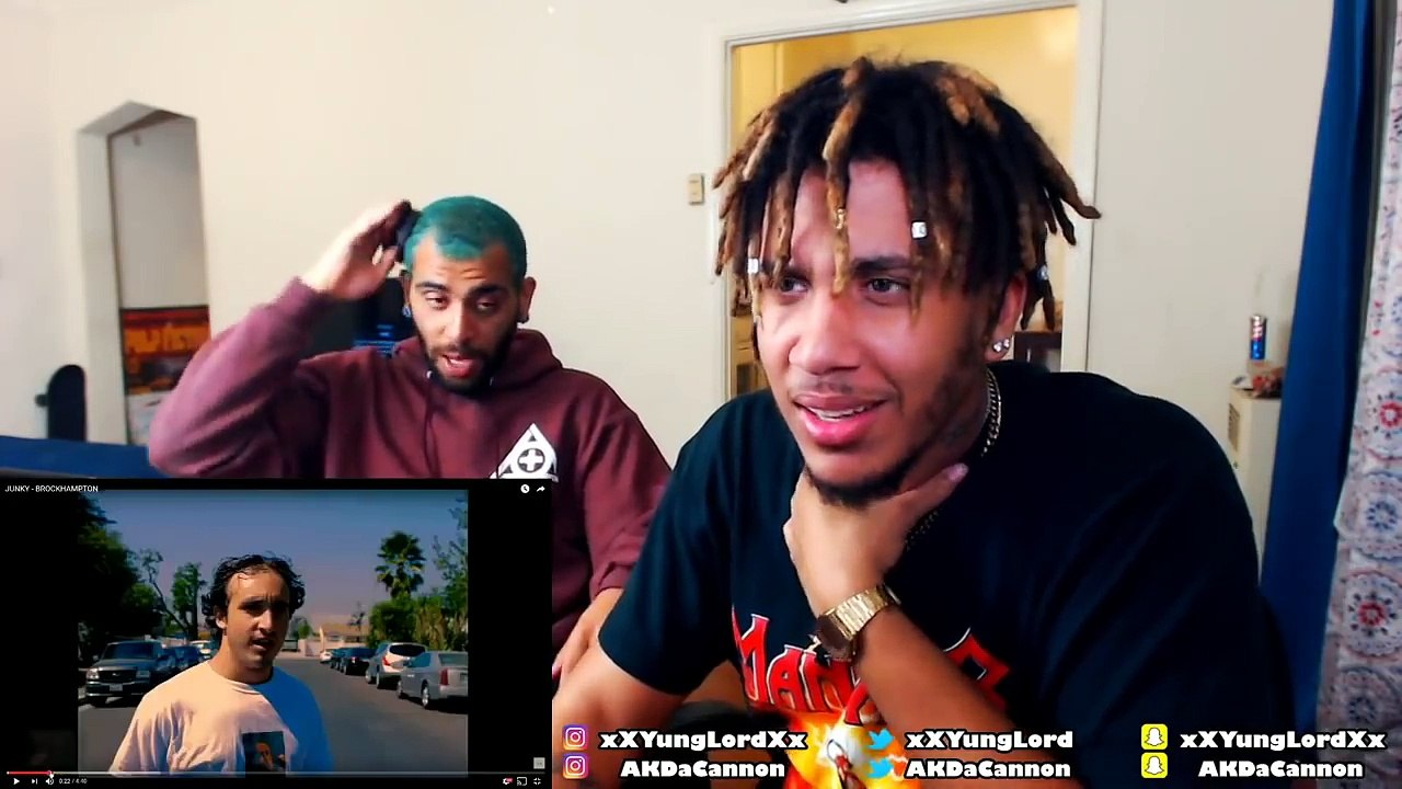 straight guys reing to kevins verse in junky brockhampton