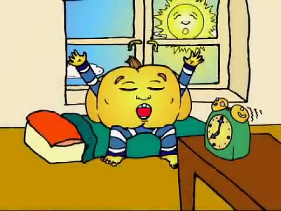 Student ivities pt.6: I get up, I go to school Kids English Grammar Cartoon