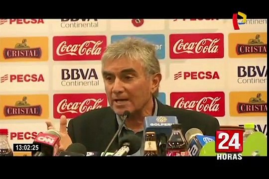 Juan Carlos Oblitas: Yo me quedo para que Ricardo acepte