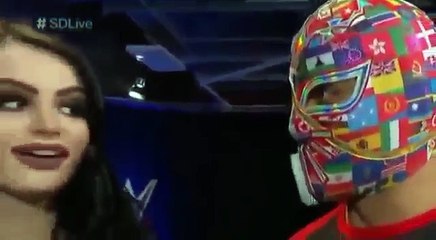 The Miz & Maryse Backstage With Paige - WWE Smack downs Live 24 July 2018