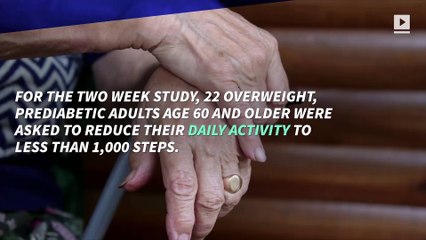 Onset Diabetes Can Be Triggered by Just 2 Weeks of Inactivity