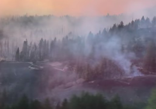 Eel Fire Ignites As Third Wildfire in California's Mendocino County