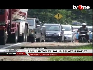 Download Video: Arus Balik Liburan, Lalulintas di Jalur Selatan Mulai Padat