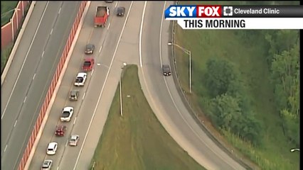 Video Shows Wrong-Way Driver Scrambling to Get Out of Traffic Jam