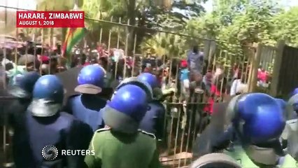 Post-Election Violence Erupts In Zimbabwe