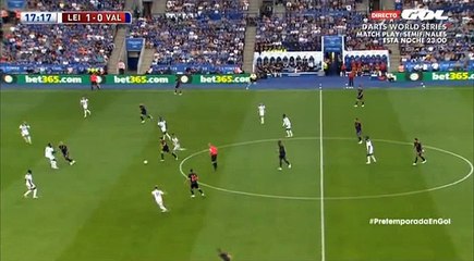 Parejo Goal HD - Leicester (Eng) 1-1 Valencia (Esp) 01.08.2018