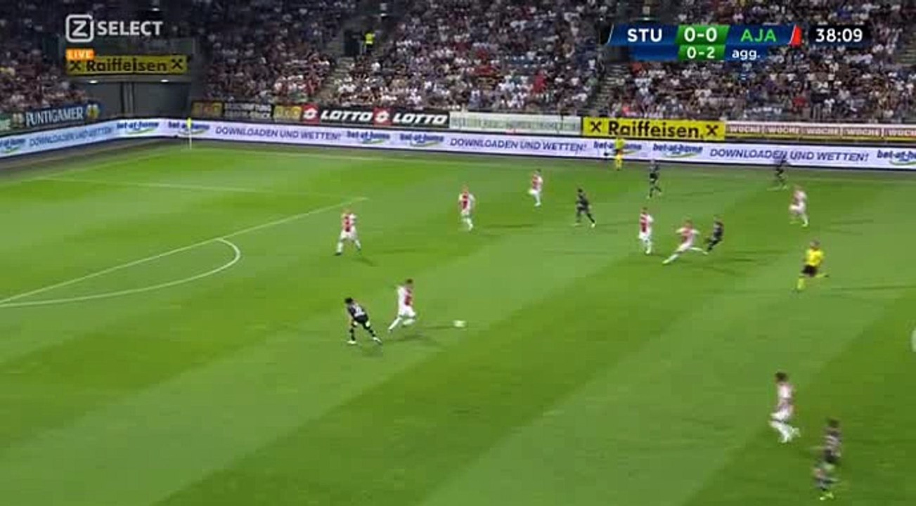 Klaas-Jan Huntelaar Goal HD -  Sturm Graz (Aut)	0-1	Ajax (Ned) 01.08.2018