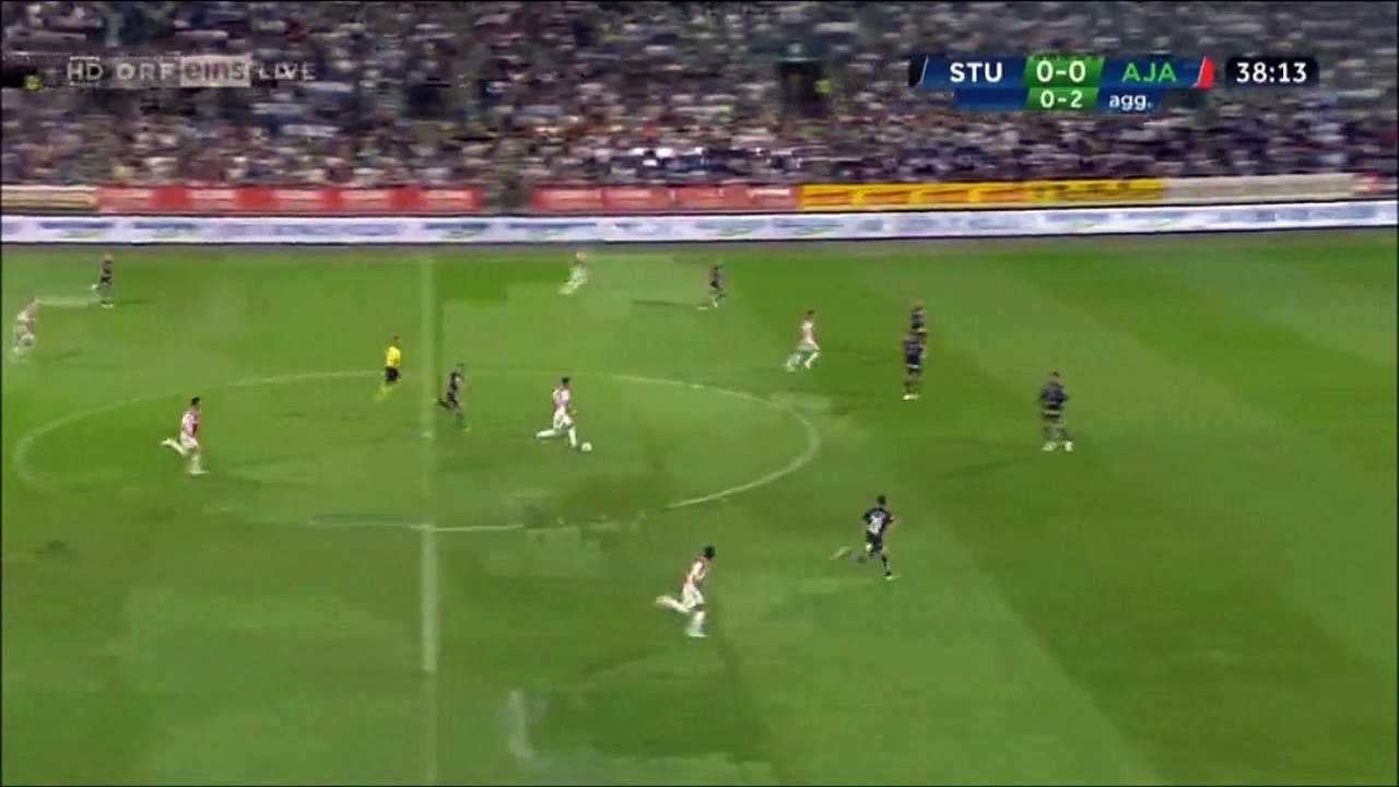 Klaas-Jan Huntelaar Goal - Sturm Graz 0-1 Ajax