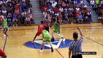 LeBron James & CP3 Watching Bronny Jr Catch Fire!! DUNKING 7th Grader Gets LeBron OUT HIS SEAT!!