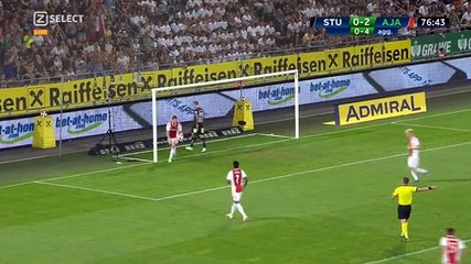Klaas-Jan Huntelaar Goal HD - Sturm Graz (Aut) 0-3 Ajax (Ned) 01.08.2018