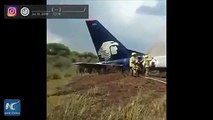 An Aeromexico plane carrying more than 100 people crashed in the north central Mexican state of Durango on Tuesday afternoon, injuring 85 with no deaths, author