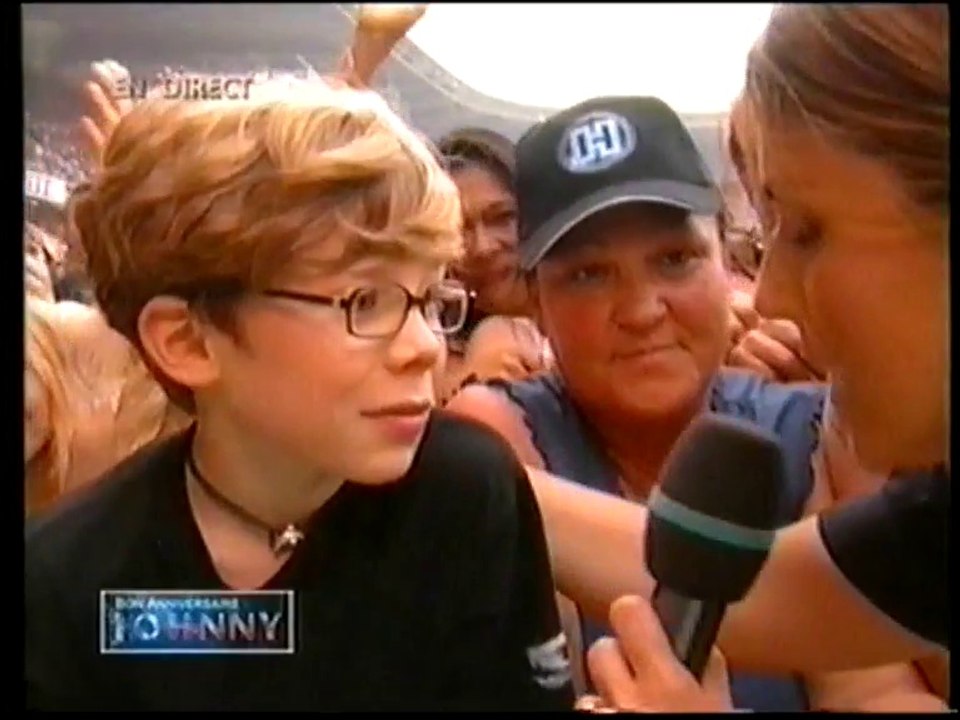 Johnny Hallyday - Avant concert - Parc des Princes 2003