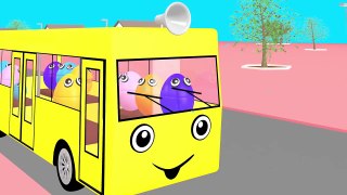 Wheels On The Bus Song Funny Surprise Eggs for Kids and Nursery Rhymes Songs for Children