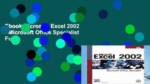 Ebook Microsoft Excel 2002 - Microsoft Office Specialist Full