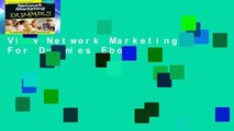 View Network Marketing For Dummies Ebook
