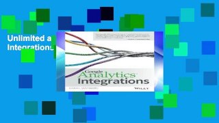 Unlimited acces Google Analytics Integrations Book