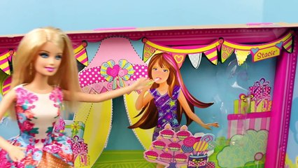 Barbie Chelsea Birthday Party Playset with a Stacie Pink Barbie Doll Toy Review by DisneyC