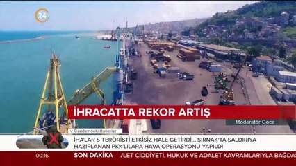 İhracatta rekor artış