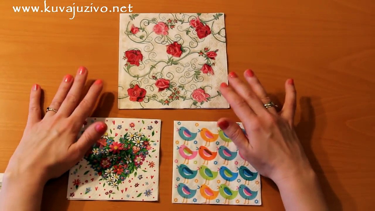 Uskrsnja jaja Decoupage easter eggs Tutorial