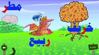 تعليم الحروف العربية حروف د ذ ر ز س ش