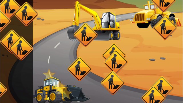 Construction vehicles for kids, Digger Puzzles for Toddlers and Kids, Videos for children