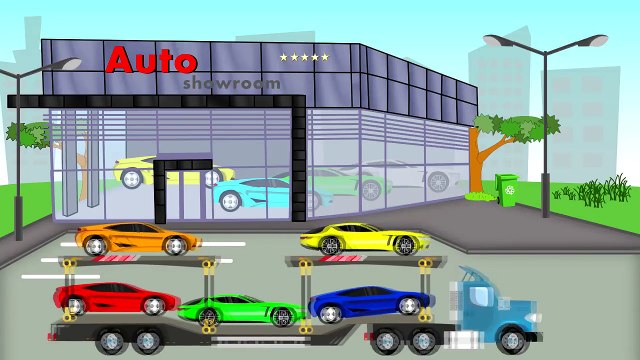 Auto Transport Truck | Kids Video | Bajki Dla Dzieci | Tir Transport Laweta