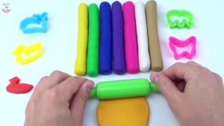 Play Dough Clay and Learning Colours Modelling Fun Play for kids