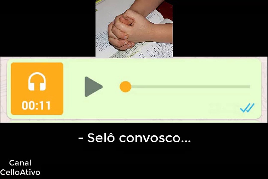 Áudio do WhatsApp - MÃE ENSINA O FILHO A ORAR E CAI NO RISO - Áudios Engraçados do WhatsApp