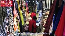 Dragon City, a small commodity wholesale mall in Johannesburg, is home to more than 800 shops and wholesalers of clothing, electrical appliances, bedding and a