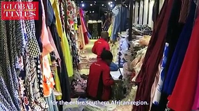 Dragon City, a small commodity wholesale mall in Johannesburg, is home to more than 800 shops and wholesalers of clothing, electrical appliances, bedding and a