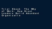 Trial Ebook  The Why of Work: How Great Leaders Build Abundant Organizations That Win Unlimited