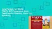 Any Format For Kindle  TOEFL iBT Preparation Book: Test Prep for Reading, Listening, Speaking,