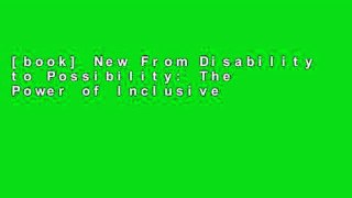 [book] New From Disability to Possibility: The Power of Inclusive Classrooms