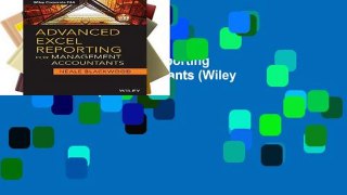 View Advanced Excel Reporting for Management Accountants (Wiley Corporate F A) Ebook