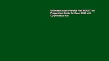 Unlimited acces Prentice Hall MOUS Test Preparation Guide for Excel 2000 with CD (Prentice Hall