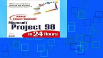 Get Full Sams Teach Yourself Microsoft Project 98 in 24 Hours any format