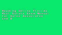 Reading Online Florida Real Estate Exam Manual for Sales Associates and Brokers (Florida Real