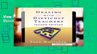 View Dealing With Difficult Teachers Ebook