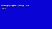 Ebook Journeys: Common Core Student Edition Volume 5 Grade 1 2014 (Houghton Mifflin Harcourt