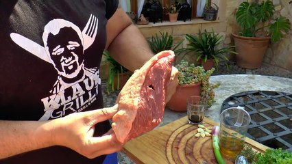 PICANHA und CHIMICHURRI SAUCE selbstgemacht vom GRILL --- Klaus grillt