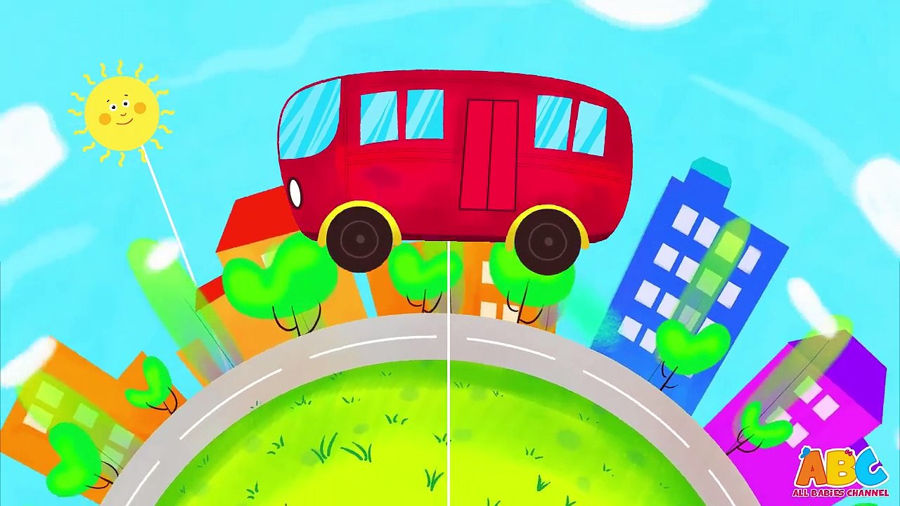 Wheels On The Bus | Wheels On The Bus Go Round And Round | Nursery Rhyme Song for Children