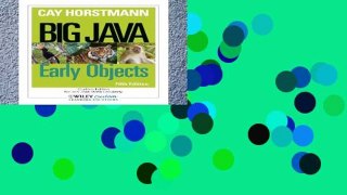 Unlimited acces Big Java: Early Objects Book