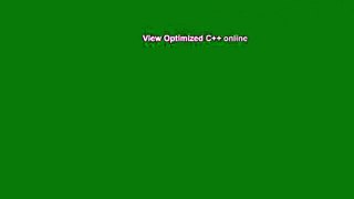 View Optimized C++ online